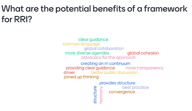 Benefits of a global RRI network